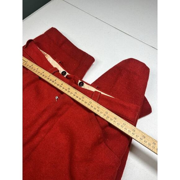 Vintage 50's North Country Men's Red Pants USA Minnesota Saint Paul hunting Wool - Picture 4 of 10